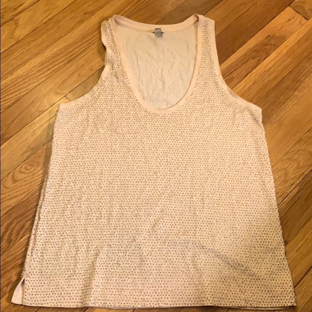 J.Crew Beaded tank